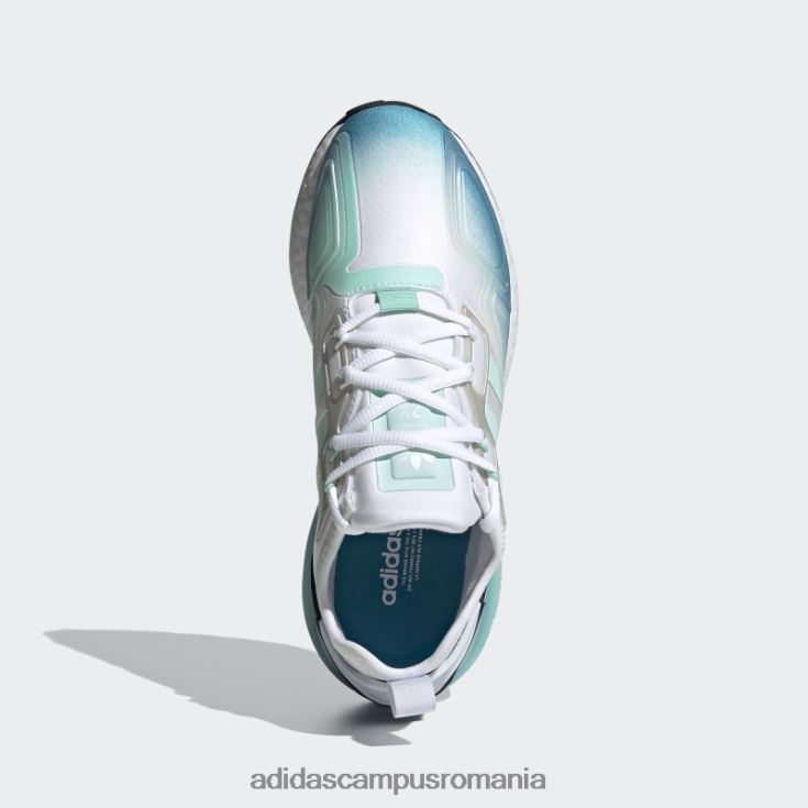 adidas campus romania pantofi zx 2k boost albi femei alb/teal/menta J266N22192