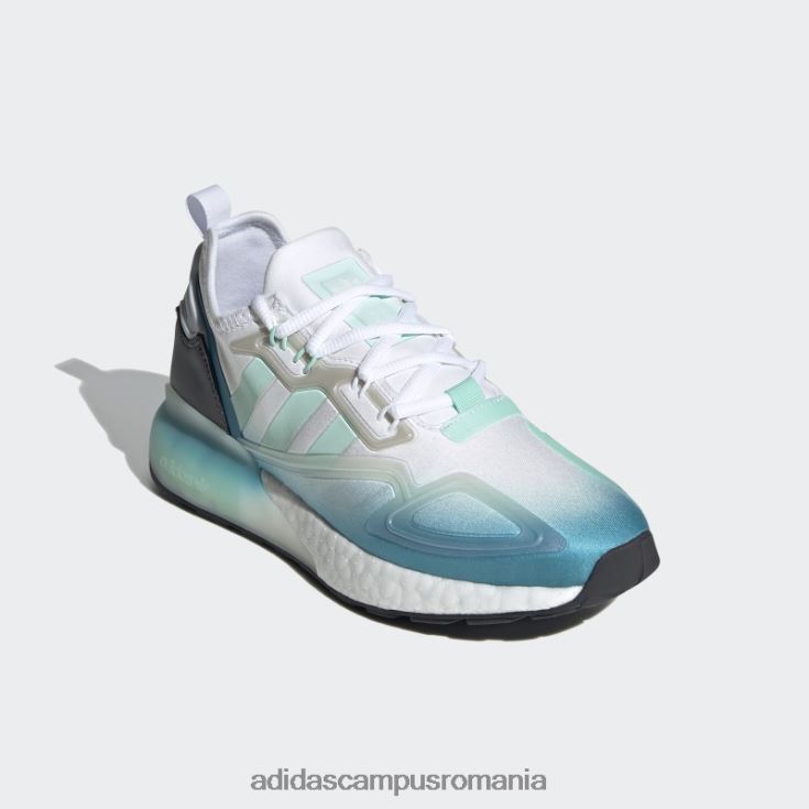 adidas campus romania pantofi zx 2k boost albi femei alb/teal/menta J266N22192