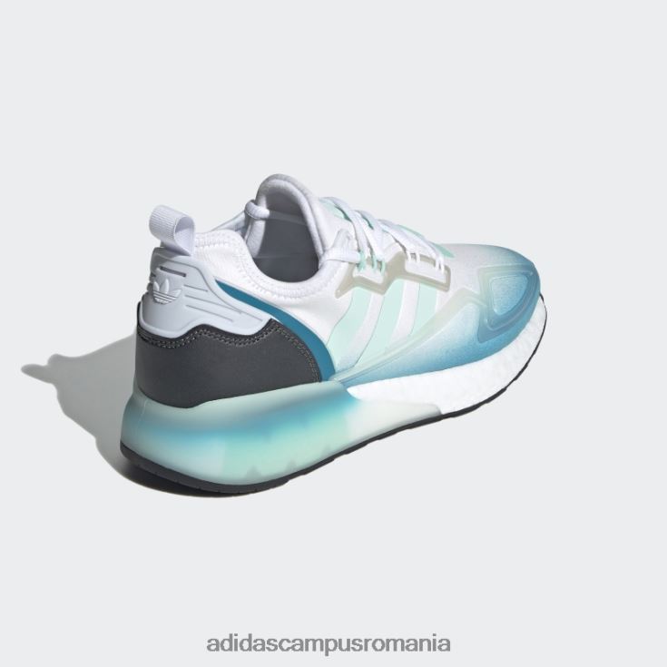 adidas campus romania pantofi zx 2k boost albi femei alb/teal/menta J266N22192