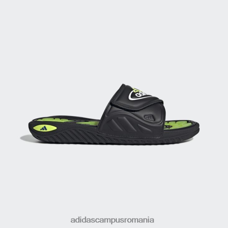 adidas campus romania reptossage aluneca galben femei negru/galben/alb J266N216324