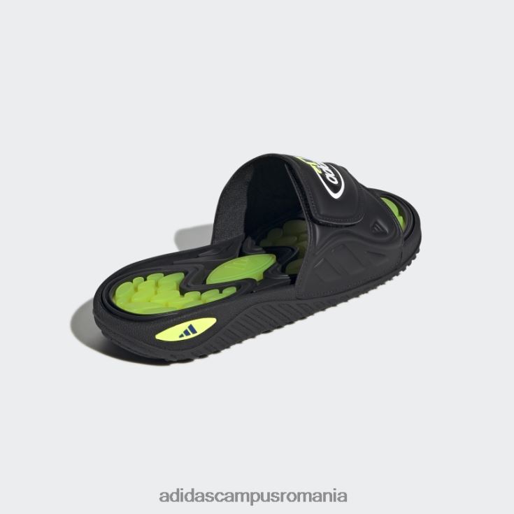 adidas campus romania reptossage aluneca galben femei negru/galben/alb J266N216324