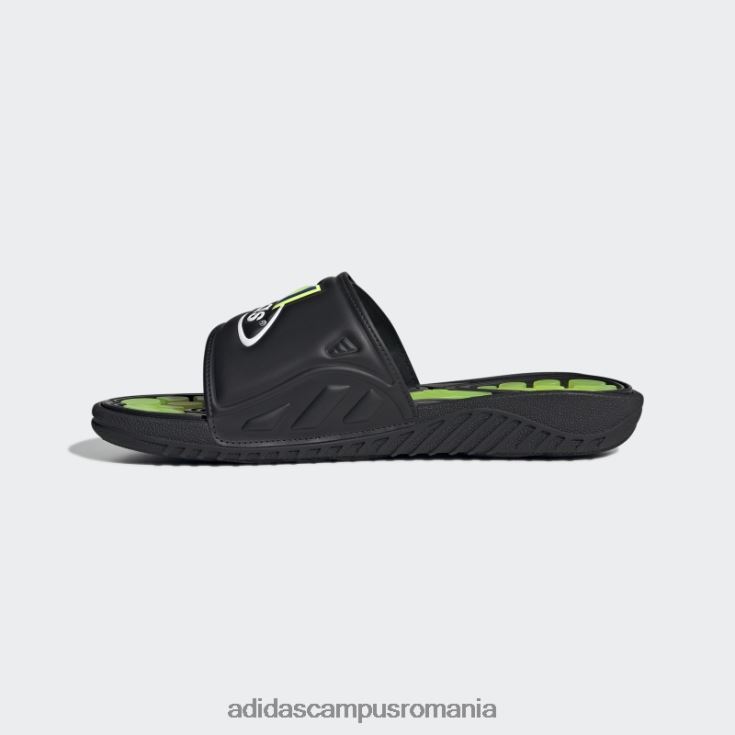 adidas campus romania reptossage aluneca galben femei negru/galben/alb J266N216324