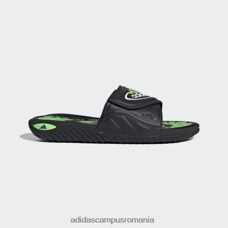 adidas campus romania reptossage slides negru femei negru/verde/alb J266N216321