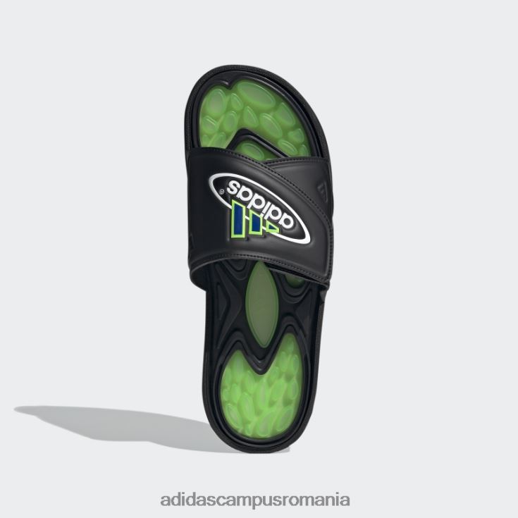 adidas campus romania reptossage slides negru femei negru/verde/alb J266N216321