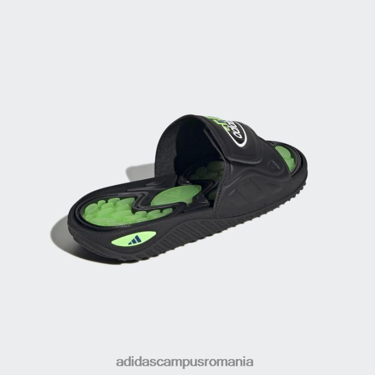 adidas campus romania reptossage slides negru femei negru/verde/alb J266N216321