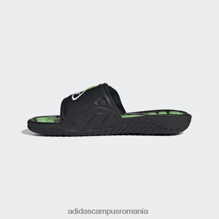 adidas campus romania reptossage slides negru femei negru/verde/alb J266N216321