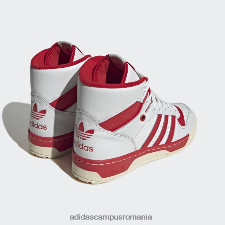 adidas campus romania rivalitate hi pantofi stacojiu femei alb/stacojiu J266N28555