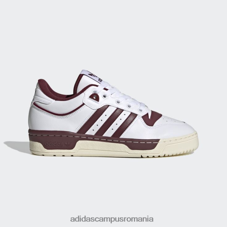 adidas campus romania rivalitate low 86 pantofi roșii femei alb roșu J266N216106