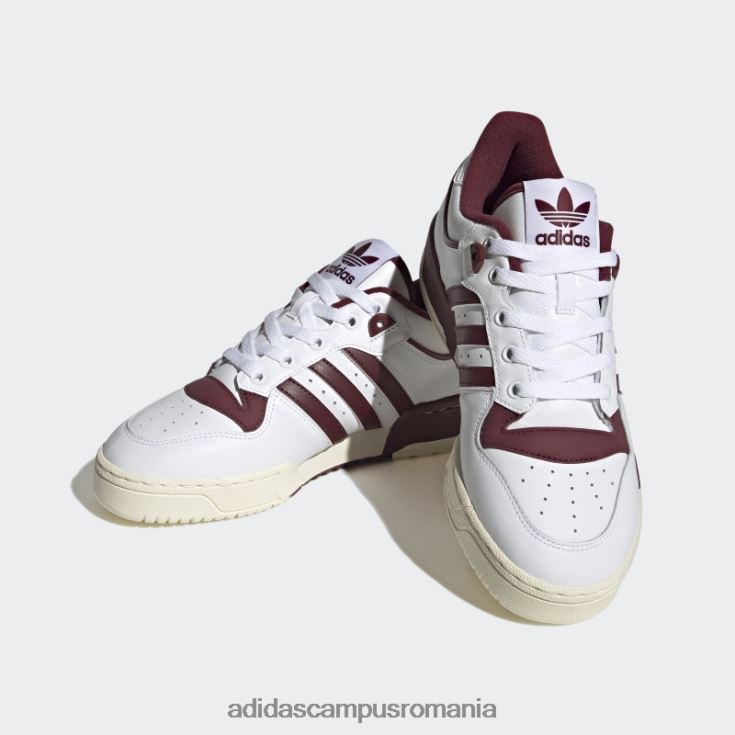 adidas campus romania rivalitate low 86 pantofi roșii femei alb roșu J266N216106