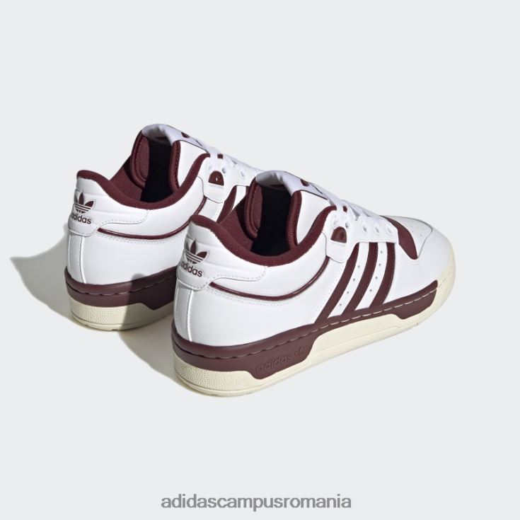 adidas campus romania rivalitate low 86 pantofi roșii femei alb roșu J266N216106