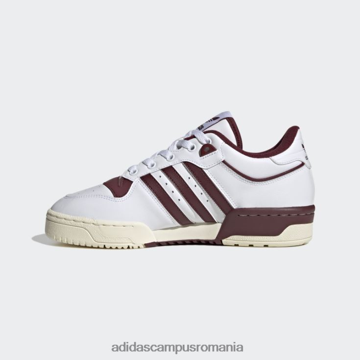 adidas campus romania rivalitate low 86 pantofi roșii femei alb roșu J266N216106