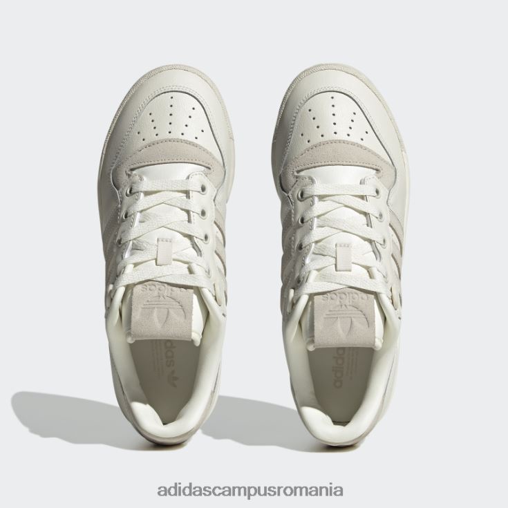adidas campus romania rivalitate pantofi joase moda aluminiu femei alb/aluminiu J266N28576
