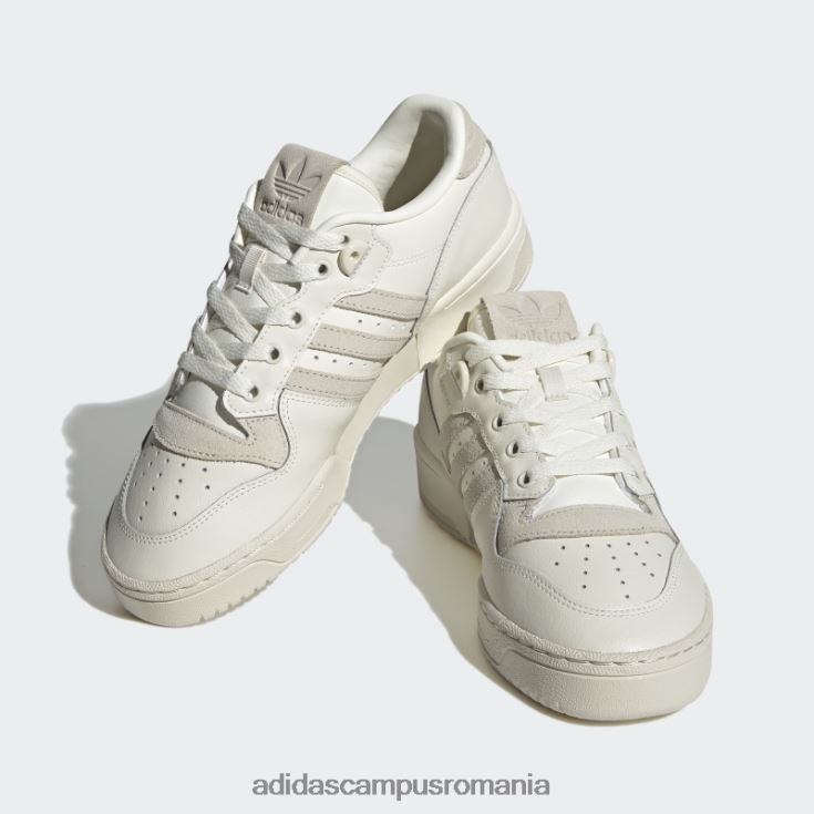 adidas campus romania rivalitate pantofi joase moda aluminiu femei alb/aluminiu J266N28576