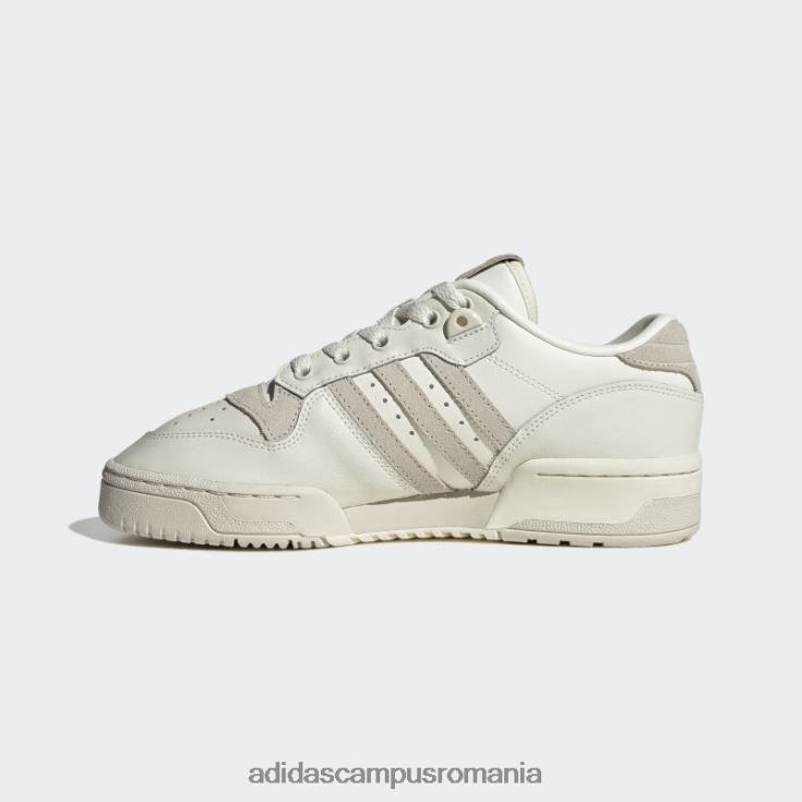 adidas campus romania rivalitate pantofi joase moda aluminiu femei alb/aluminiu J266N28576