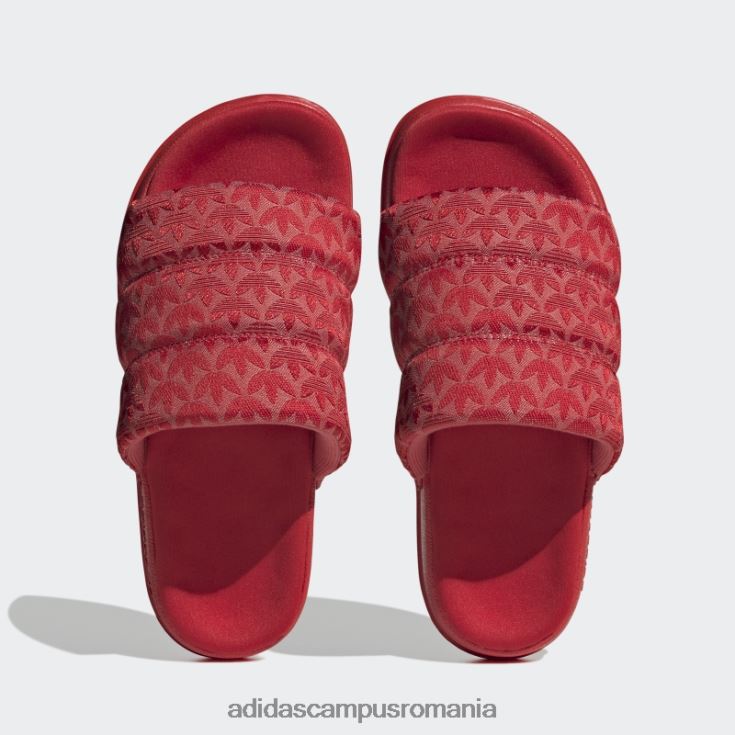 adidas campus romania scarlet adilette essential slides femei stacojiu/rosu glorie J266N216018