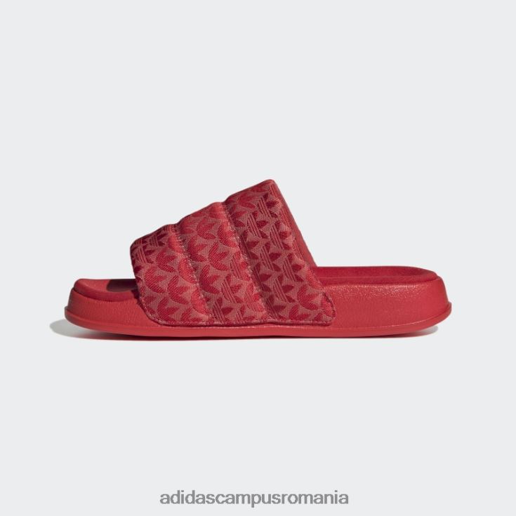 adidas campus romania scarlet adilette essential slides femei stacojiu/rosu glorie J266N216018