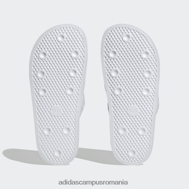 adidas campus romania tobogane esentiale adilette albe femei alb J266N22057