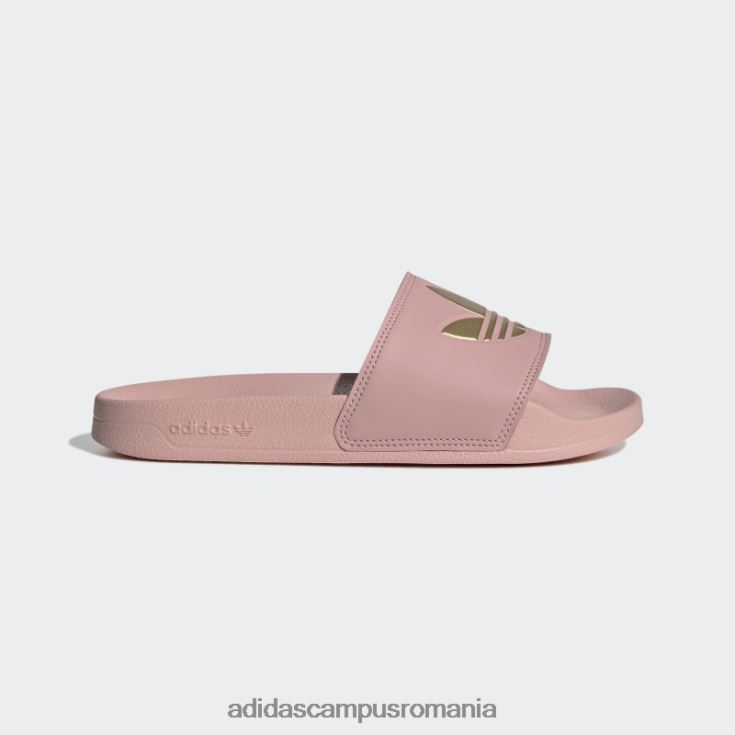 adidas campus romania tobogane mov adilette lite femei mov/aur mat J266N28357