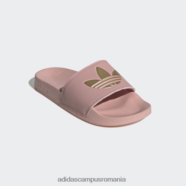 adidas campus romania tobogane mov adilette lite femei mov/aur mat J266N28357