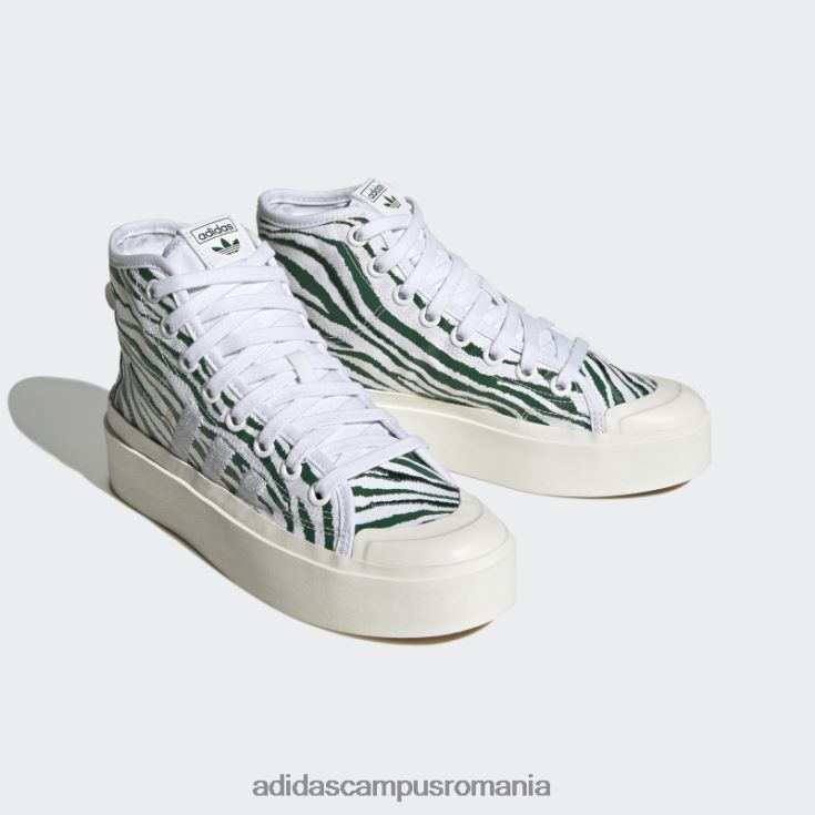 adidas campus romania white nizza excelent mid shoes femei alb/verde închis J266N28440