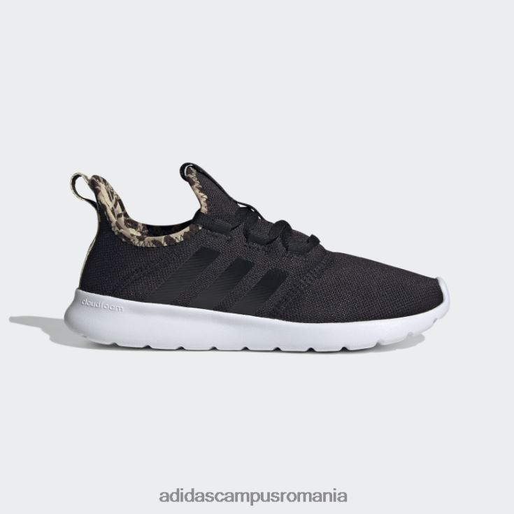 adidas campus romania Pantofi de alergare cloudfoam pure 2.0 negri femei negru/bej nisipos J266N222051