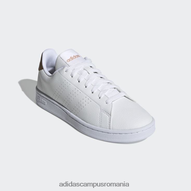 adidas campus romania avantaj pantofi cupru metalic femei alb/cupru metalic J266N221969