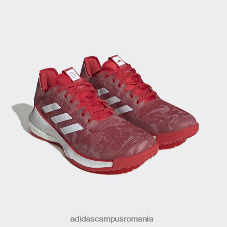 adidas campus romania crazyflight pantofi roșii adidas femei rosu alb J266N222362