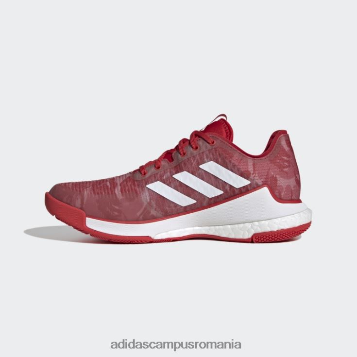 adidas campus romania crazyflight pantofi roșii adidas femei rosu alb J266N222362