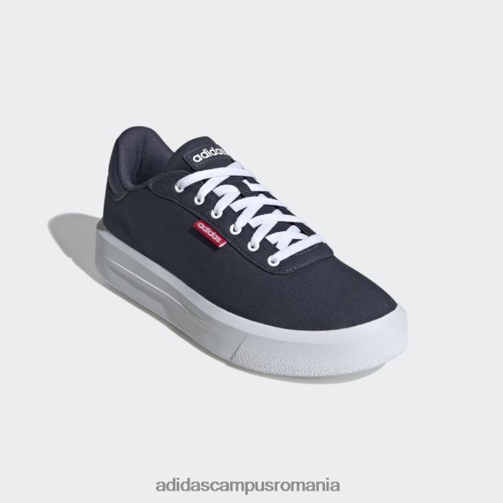 adidas campus romania curte platformă cln pantofi bleumarin femei bleumarin/alb/rosu J266N221997