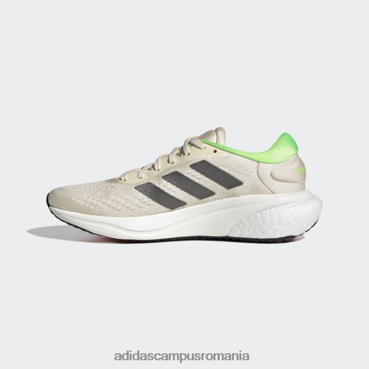 adidas campus romania ecru tint supernova 2 pantofi alergare adidas femei nuanță ecru/metalic/verde J266N222101