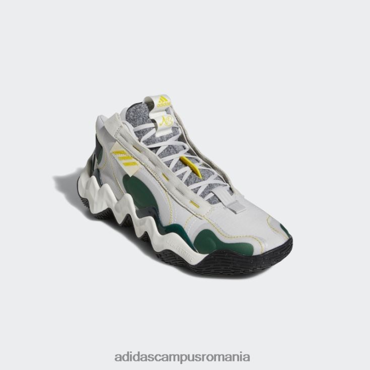 adidas campus romania expoziție b candace parker mid pantofi de baschet gri femei gri/argintiu/verde închis J266N222255