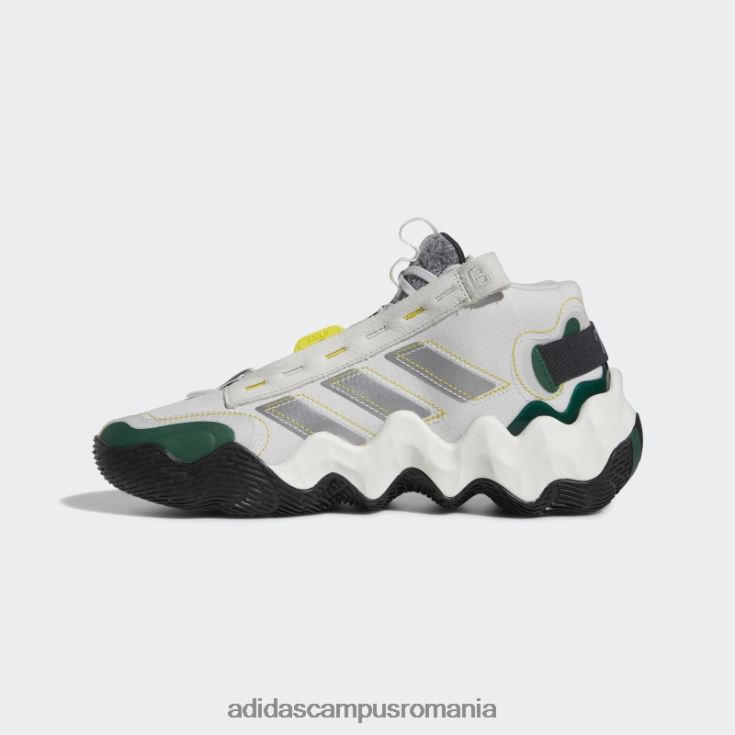 adidas campus romania expoziție b candace parker mid pantofi de baschet gri femei gri/argintiu/verde închis J266N222255