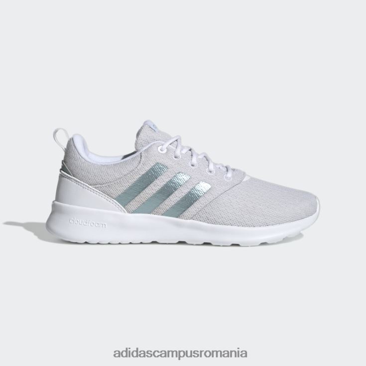 adidas campus romania pantofi adidas qt racer 2.0 albi femei alb/vision met/gri J266N222317