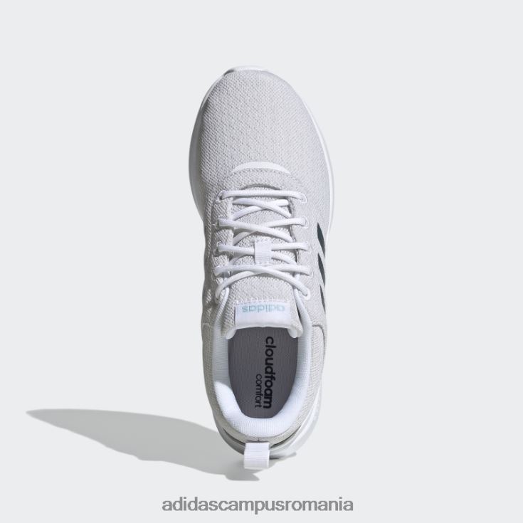 adidas campus romania pantofi adidas qt racer 2.0 albi femei alb/vision met/gri J266N222317