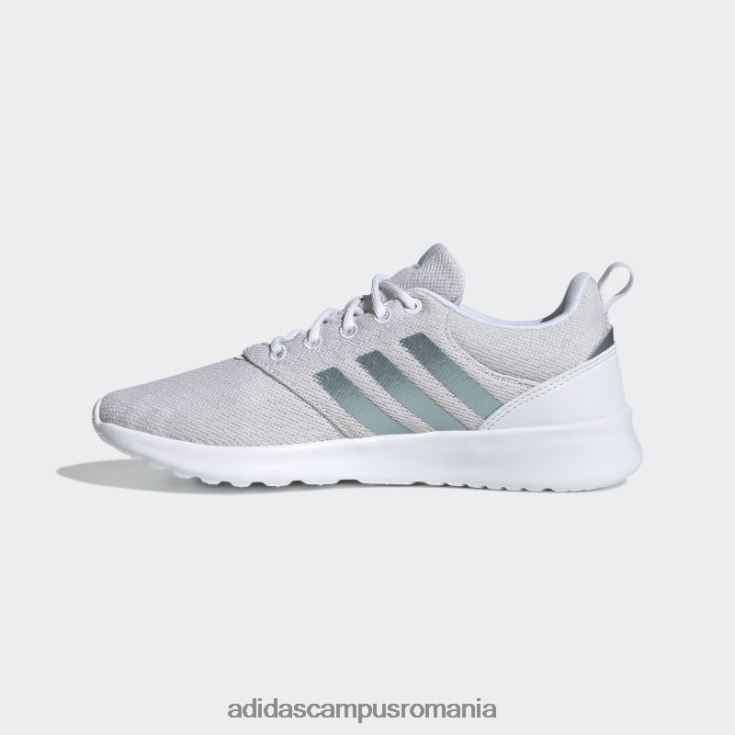adidas campus romania pantofi adidas qt racer 2.0 albi femei alb/vision met/gri J266N222317