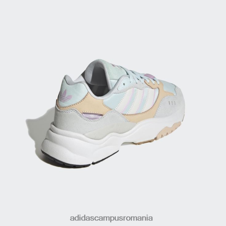adidas campus romania pantofi albaștri retropy f90 femei albastru/alb/portocaliu J266N221995
