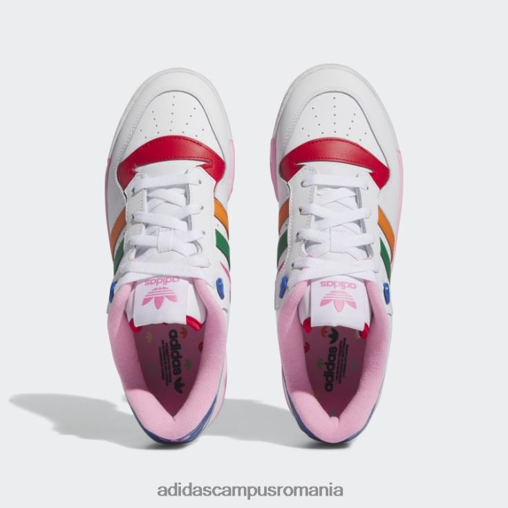 adidas campus romania pantofi albi de rivalitate femei alb/magenta/stacojiu J266N222000