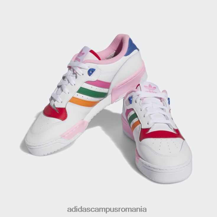adidas campus romania pantofi albi de rivalitate femei alb/magenta/stacojiu J266N222000