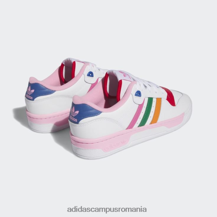 adidas campus romania pantofi albi de rivalitate femei alb/magenta/stacojiu J266N222000