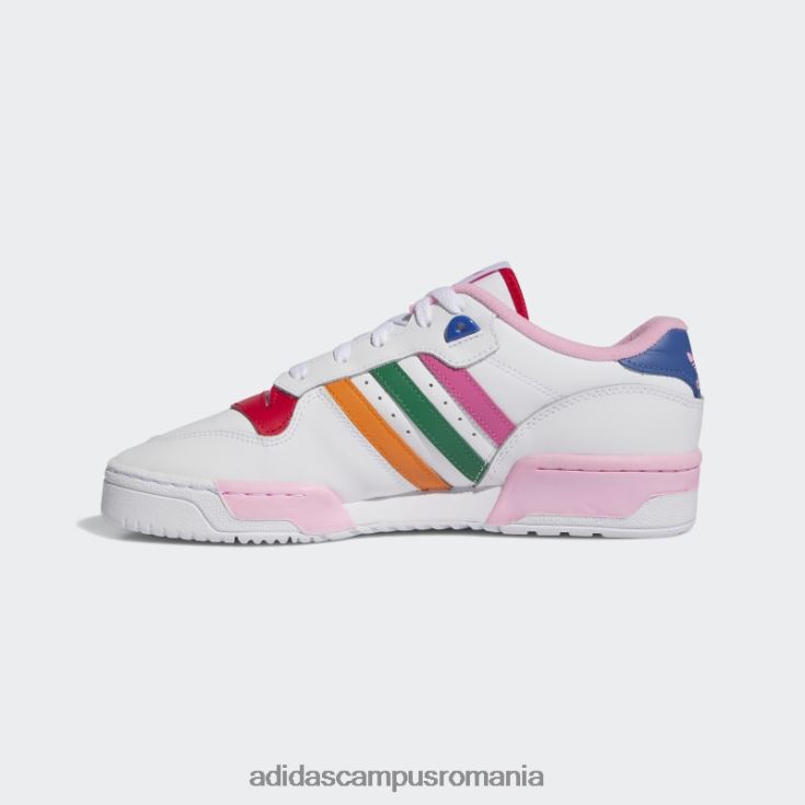 adidas campus romania pantofi albi de rivalitate femei alb/magenta/stacojiu J266N222000