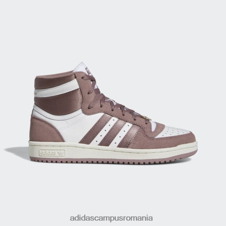 adidas campus romania pantofi albi de top zece rb femei alb/violet J266N222329