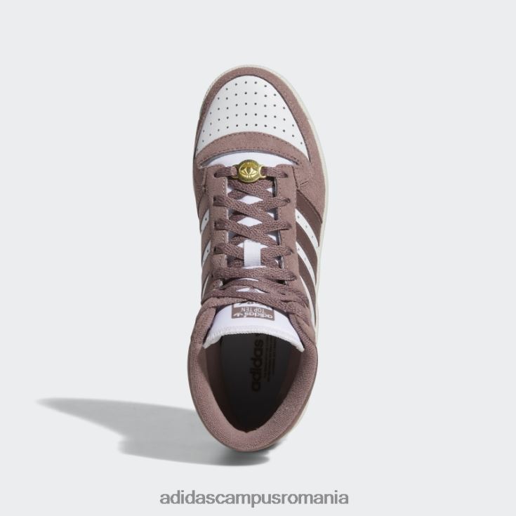 adidas campus romania pantofi albi de top zece rb femei alb/violet J266N222329