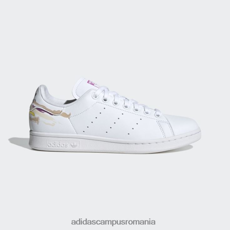 adidas campus romania pantofi albi stan smith thebe magugu adidas femei alb/liliac/argintiu J266N222281