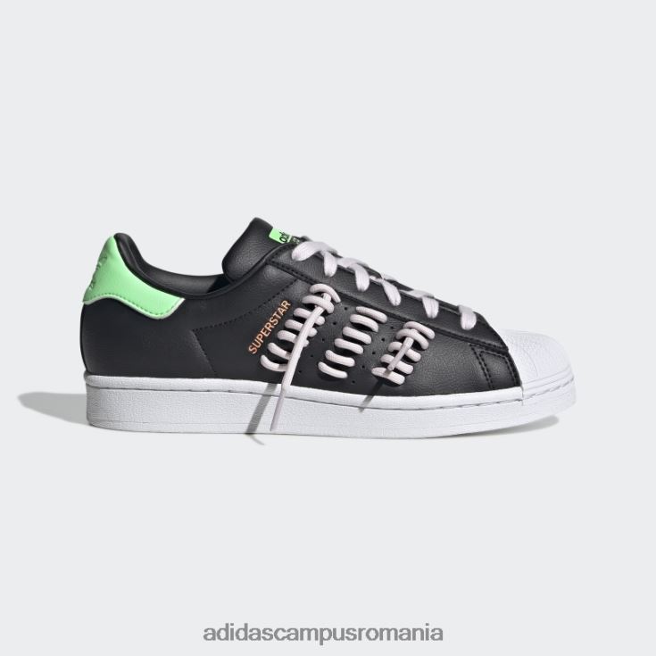 adidas campus romania pantofi albi superstar moda femei negru/roz/alb J266N222068