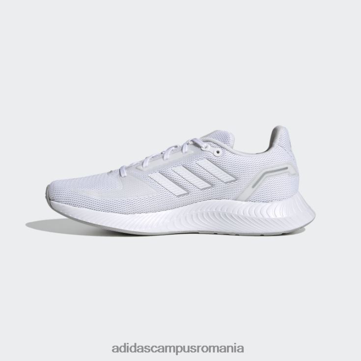 adidas campus romania pantofi alergare runfalcon 2.0 alb femei alb/argintiu J266N222081