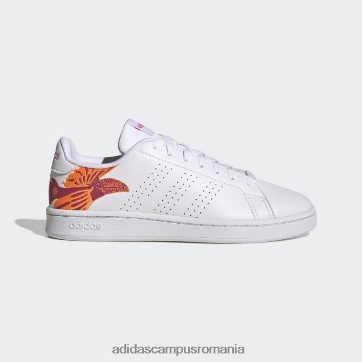 adidas campus romania pantofi avantaj albi femei alb/roz J266N222058