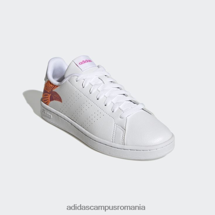 adidas campus romania pantofi avantaj albi femei alb/roz J266N222058