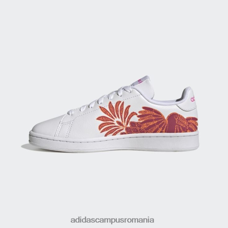 adidas campus romania pantofi avantaj albi femei alb/roz J266N222058