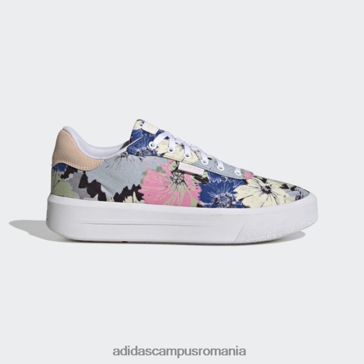 adidas campus romania pantofi cln platformă curte albă adidas femei alb/portocaliu J266N222059