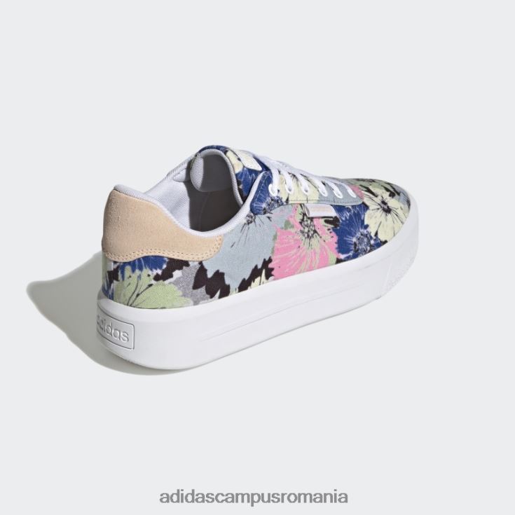adidas campus romania pantofi cln platformă curte albă adidas femei alb/portocaliu J266N222059